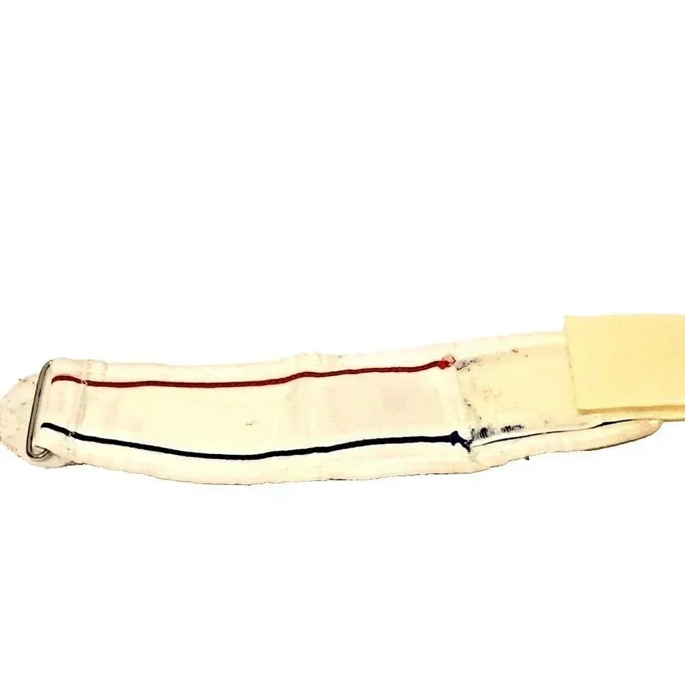 Vintage Champion Tennis Elbow Strap Bump Pad Universal Red Blue Stripe